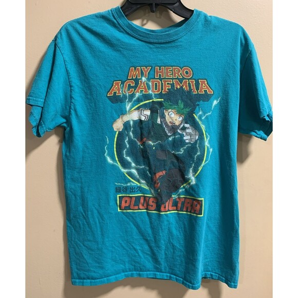 My Hero Academia Plus Ultra Deku Turquoise Graphic Men’s Medium T-Shirt - Picture 1 of 4